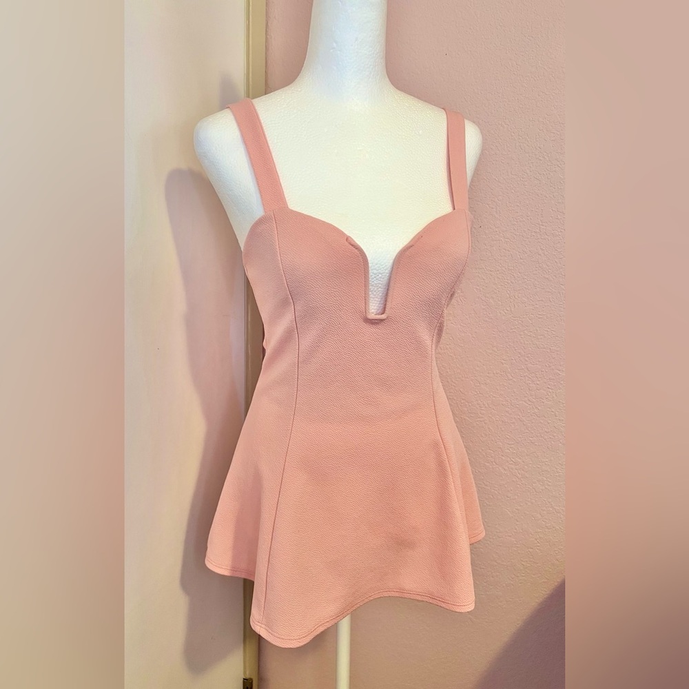 Baby Pink Vintage Mini Dress / Tunic